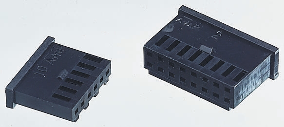 TE Connectivity, AMPMODU MOD II Female Connector Housing, 2.54mm Pitch, 15 Way, 1 Row