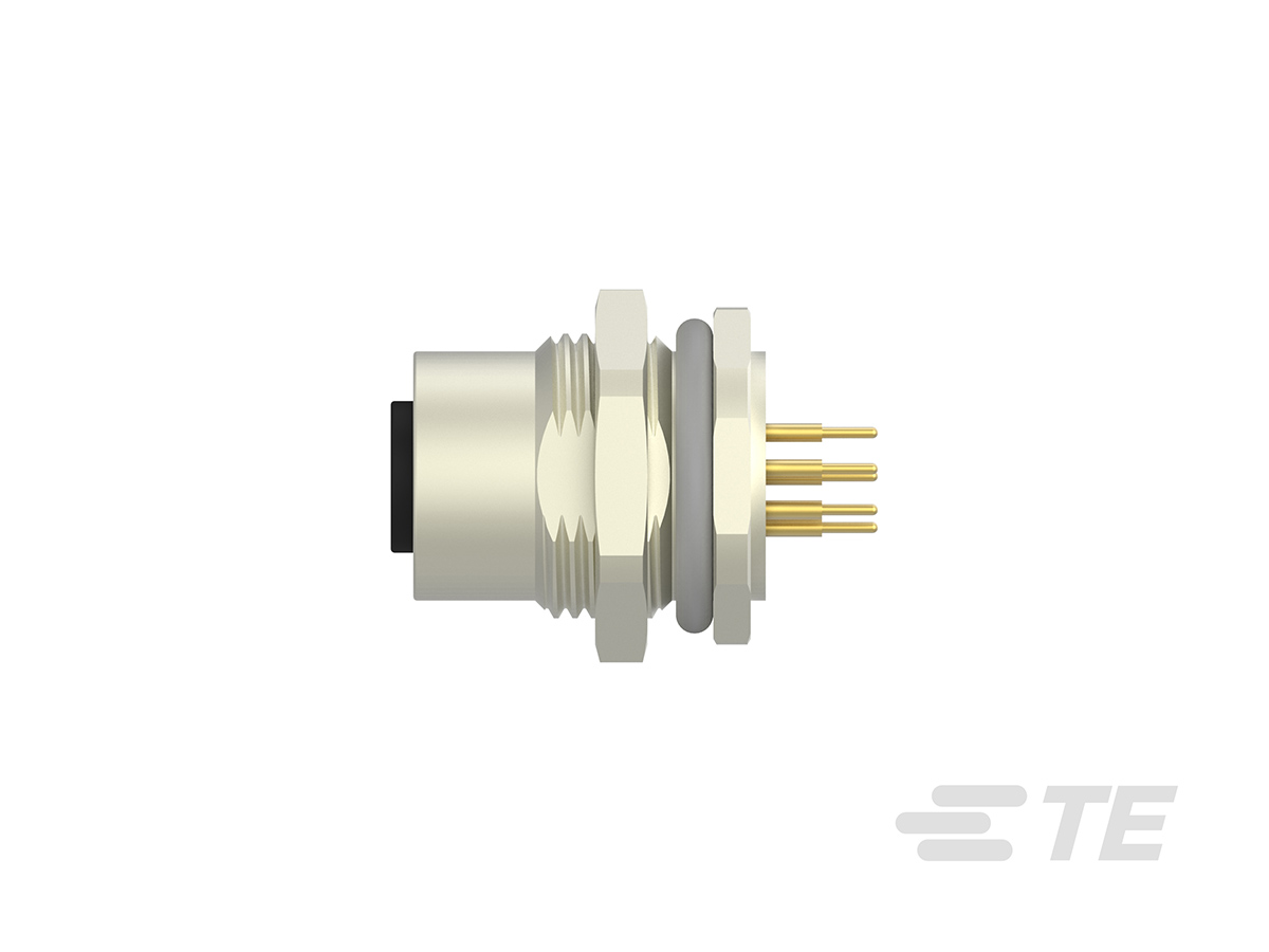 TE Connectivity Circular Connector, 8 Contacts, Rear, M12 Connector, Socket, Female, IP67, M12 Series