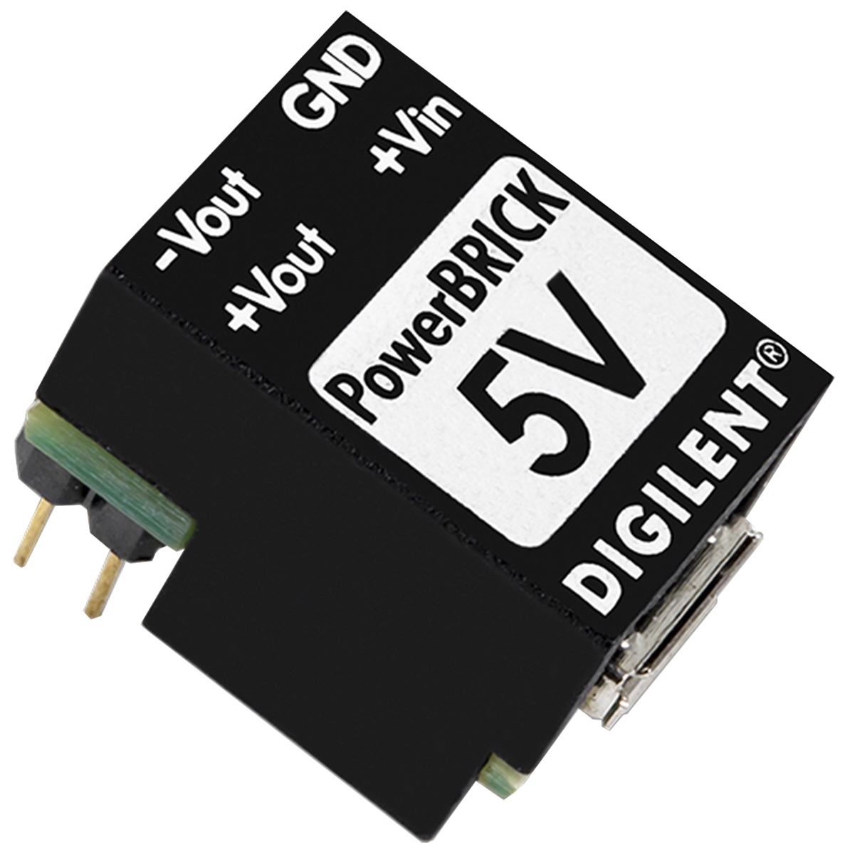 Digilent PowerBRICK DC-DC Converter, ±5V dc/ -200mA Output, 4.5 → 5.5 V dc Input, 2.2W, Through Hole