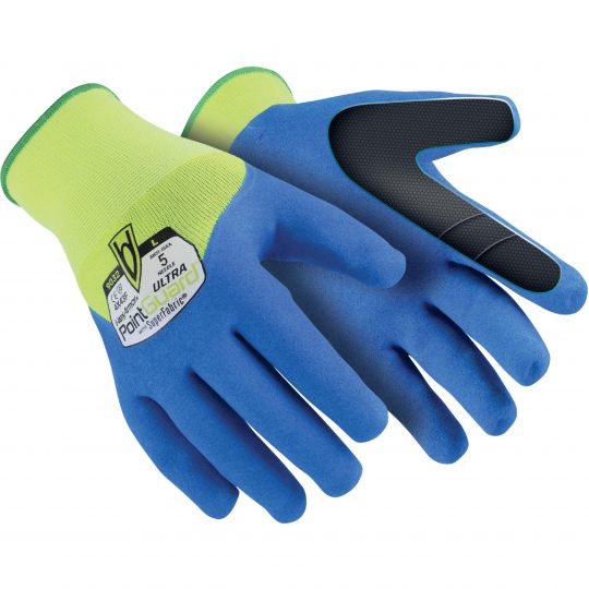 Hexarmor 9032 PointGuard Ultra Blue Polyester Work Gloves, Size 7, Nitrile Coating