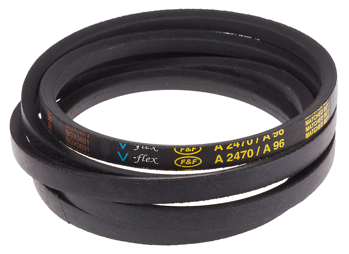 RS PRO Drive Belt, belt section A, 2430mm Length