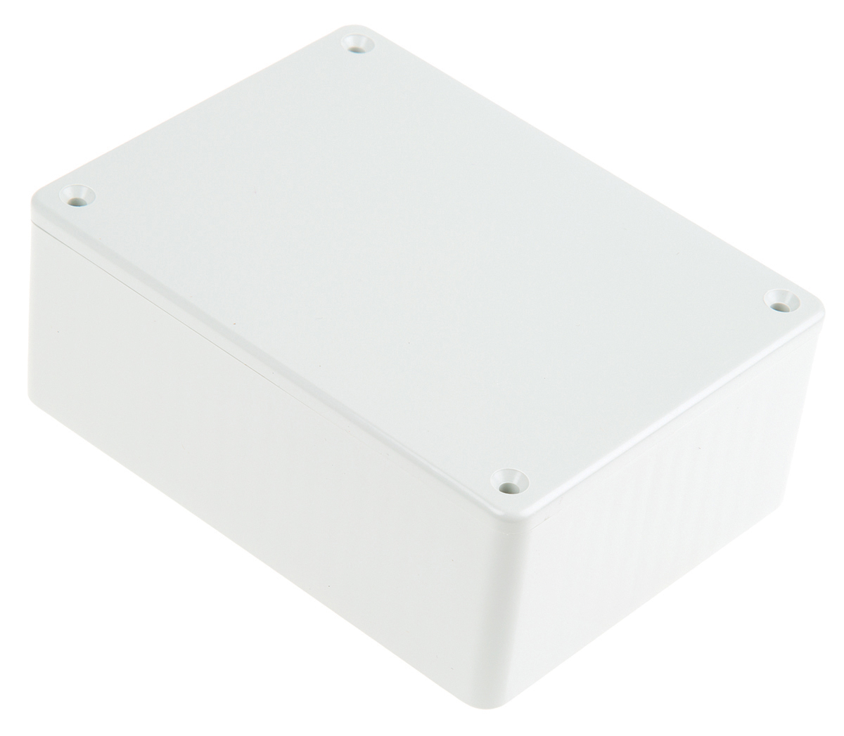 Hammond 1591 Series Grey Flame Retardant ABS Enclosure, IP54, Flanged, Grey Lid, 110 x 82 x 44mm