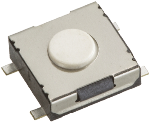 Wurth Elektronik White Tactile Switch, SPST 50 mA @ 12 V dc 1.1mm Surface Mount