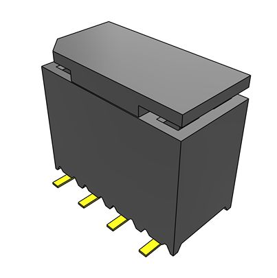 Samtec SSM Series Vertical Surface Mount PCB Socket, 8-Contact, 2-Row, 2.54mm Pitch, SMT Termination