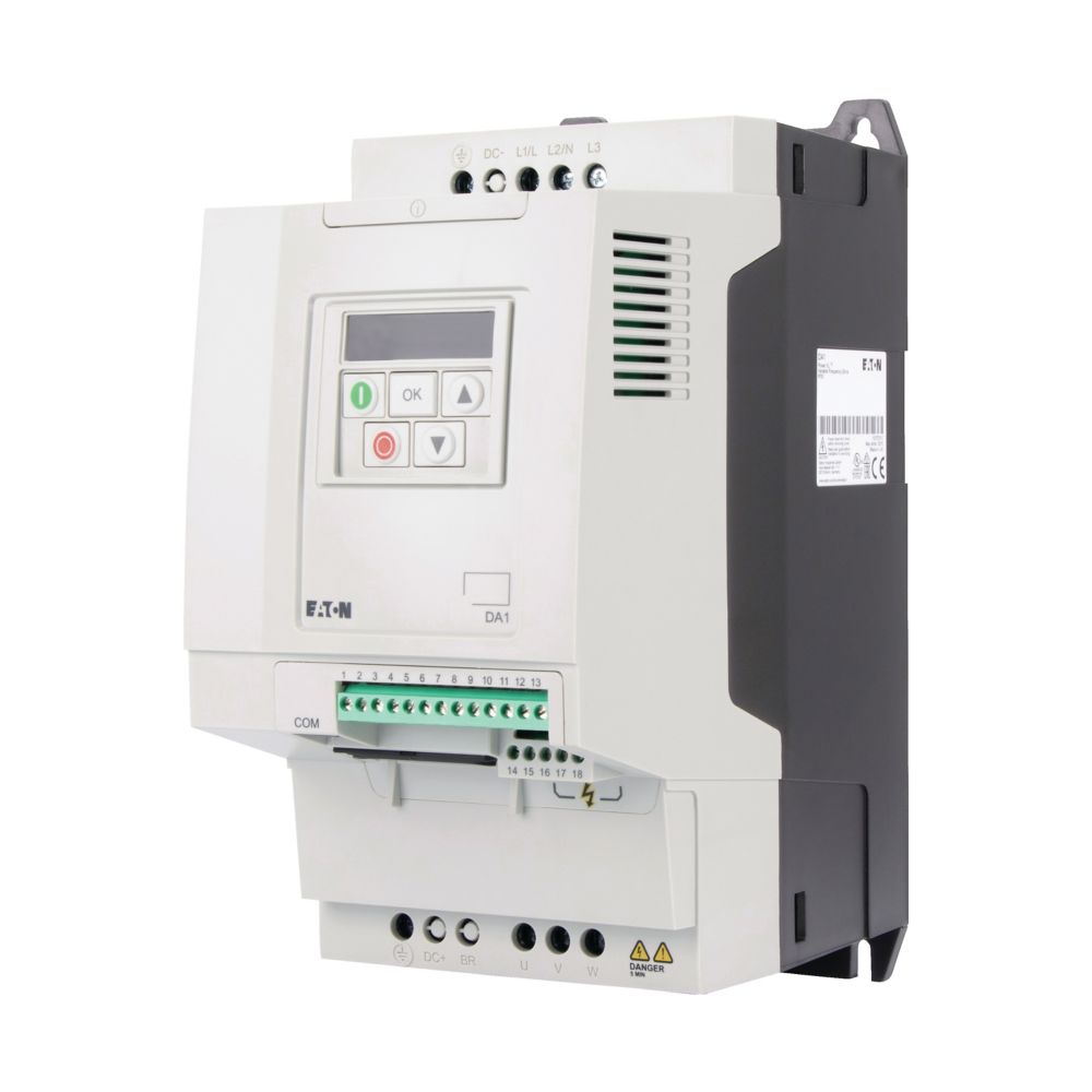 Eaton Variable Speed Drive, 7.5 kW, 3 Phase, 500 → 600 V, 12 A, DA1 Series
