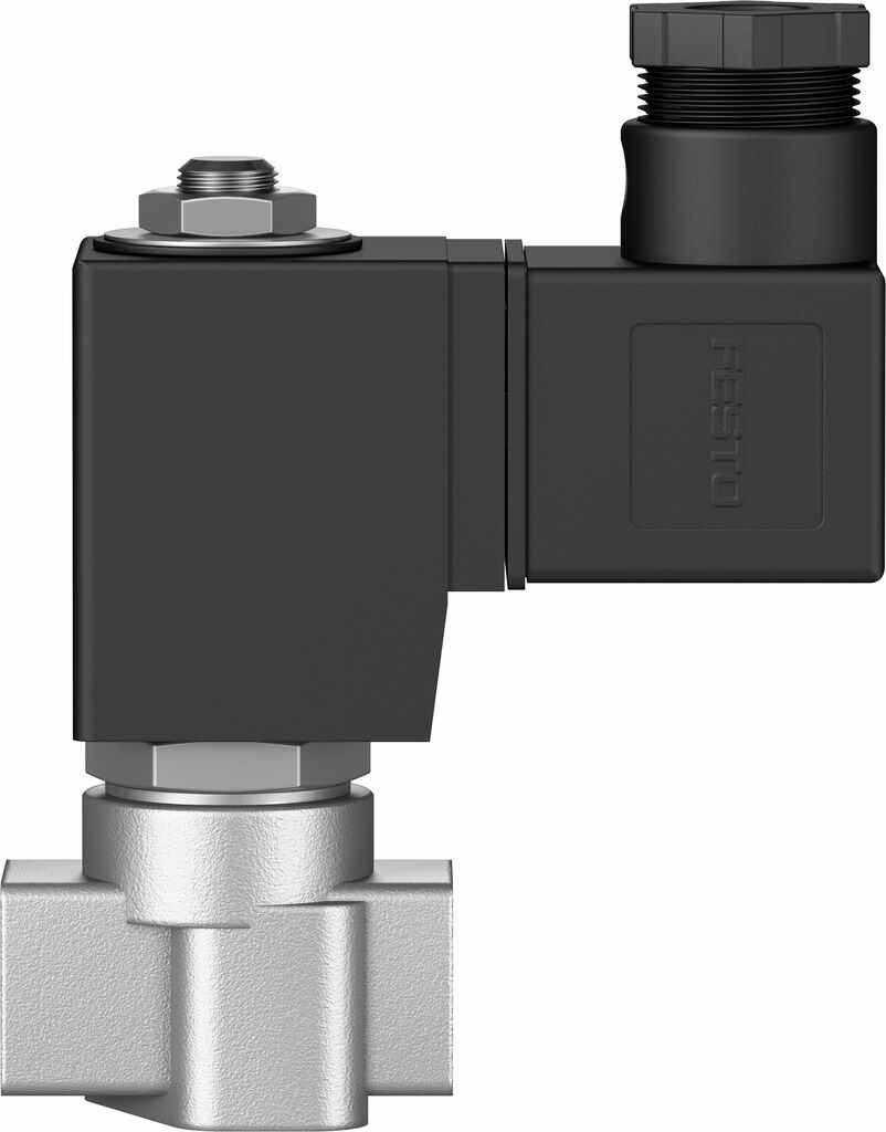Festo 2/2 Pneumatic Solenoid Valve - Solenoid/Spring G 1/4 VZWD Series, 1491844