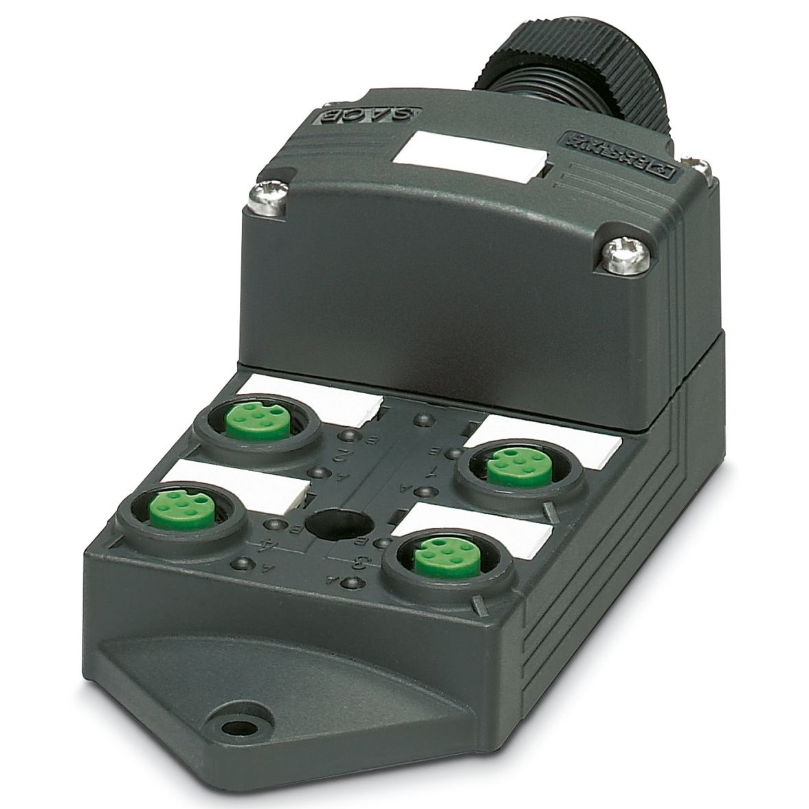 Phoenix Contact SACB Series Sensor Box, M12, 5 way, 4 port