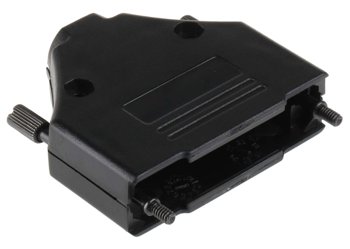 MH Connectors MHDTPPK Series ABS D Sub Backshell, 25 Way, Strain Relief