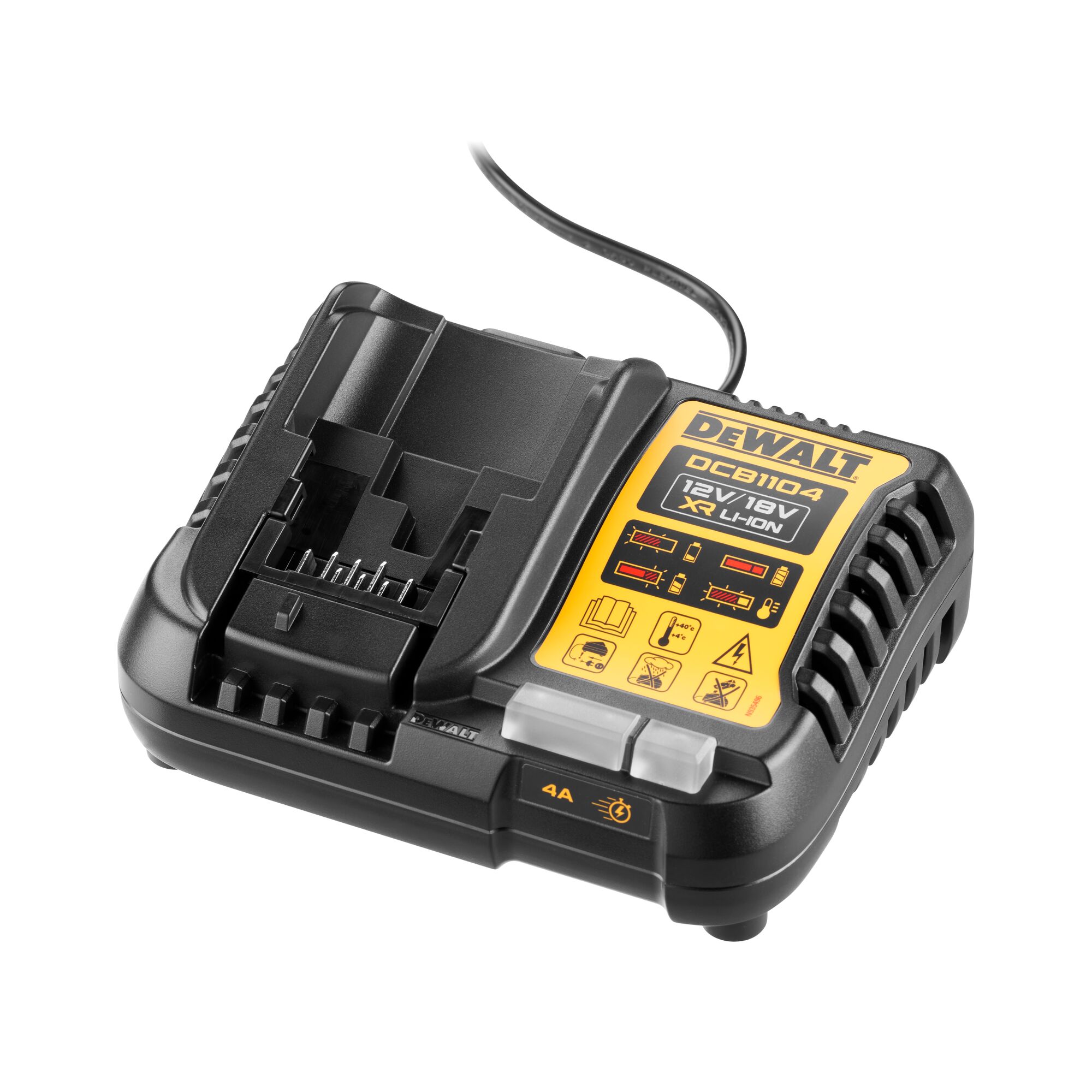DeWALT DCB1104 Battery Charger For Lithium-Ion 12 V 18V 4A with EURO plug