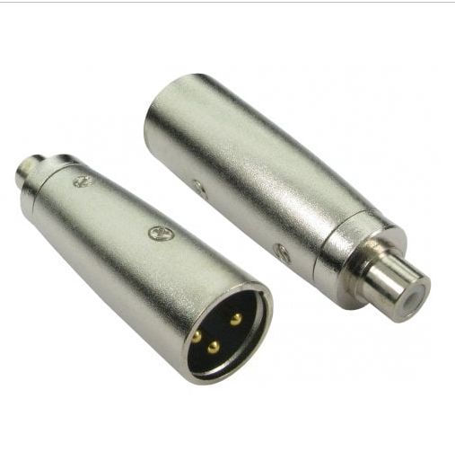 RS PRO AV Adapter, Female RCA to Male XLR