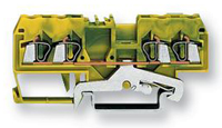 WAGO 4-Way Earth Block, 28 → 12 AWG Wire, Cage Clamp