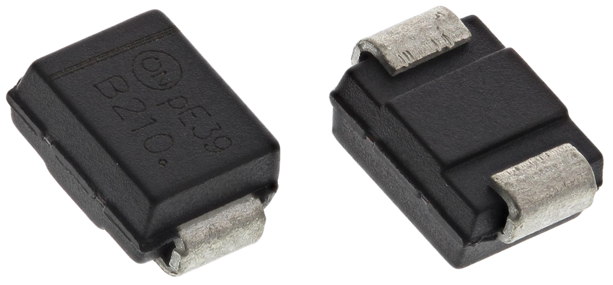 onsemi 100 V 2 A Diode Schottky 2-Pin DO-214AA MBRS2H100T3G