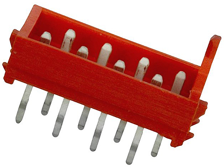 TE Connectivity Micro-MaTch Series Straight Through Hole PCB Header, 8 Contact(s), 1.27 mm Pitch, 1 Row, Shrouded
