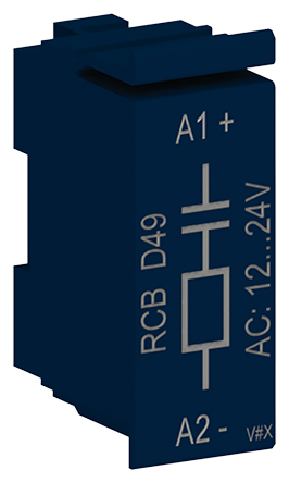 WEG Surge Suppressor for use with CWB9 to CWB38 Contactors (AC Coil), 130 → 250 V