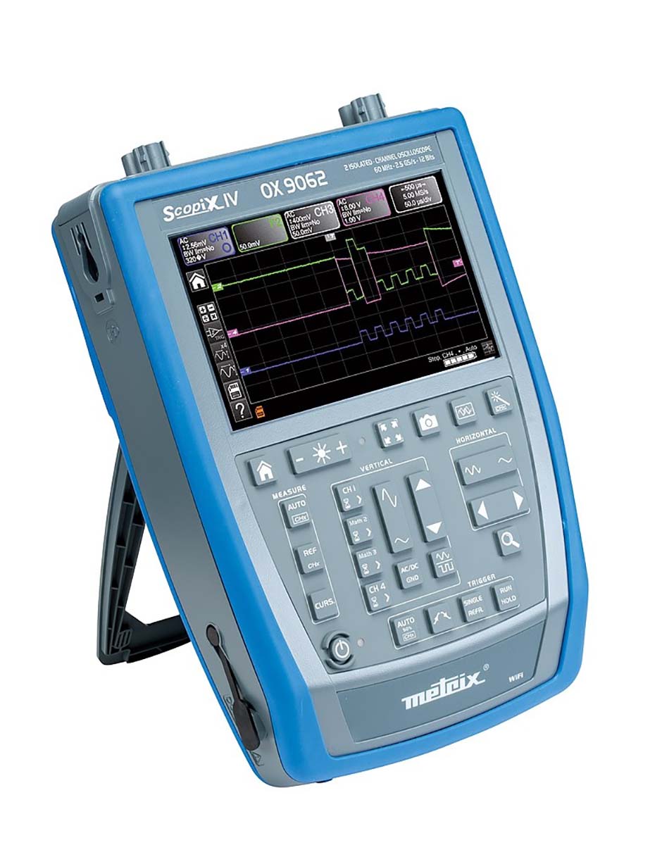 Metrix SCOPIX IV Series, 60 MHz Handheld Oscilloscope, 2