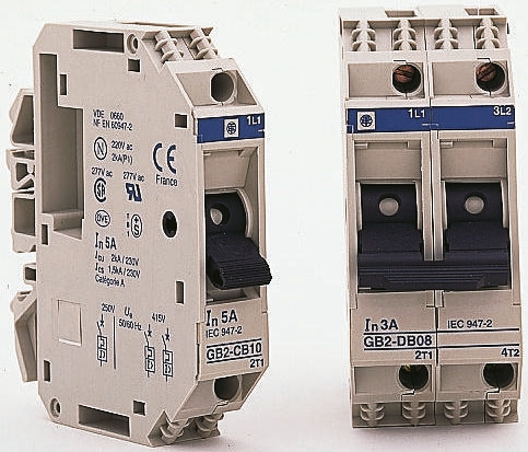 Schneider Electric Thermal Circuit Breaker - GB2 1P + N Pole 250V ac Voltage Rating DIN Rail Mount, 8A Current Rating