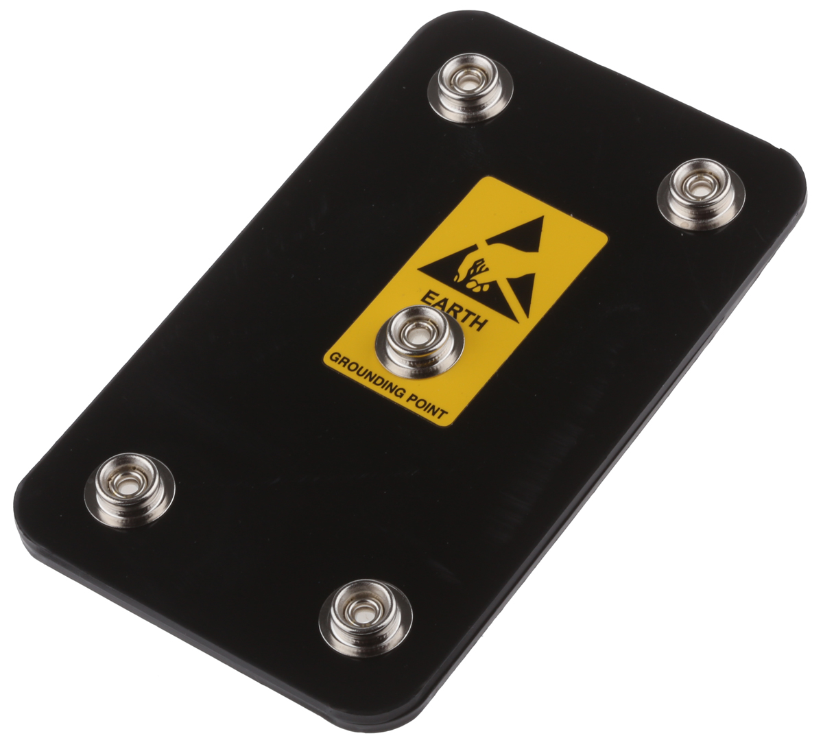 RS PRO ESD Earthing Plate With 10 mm Stud x 5