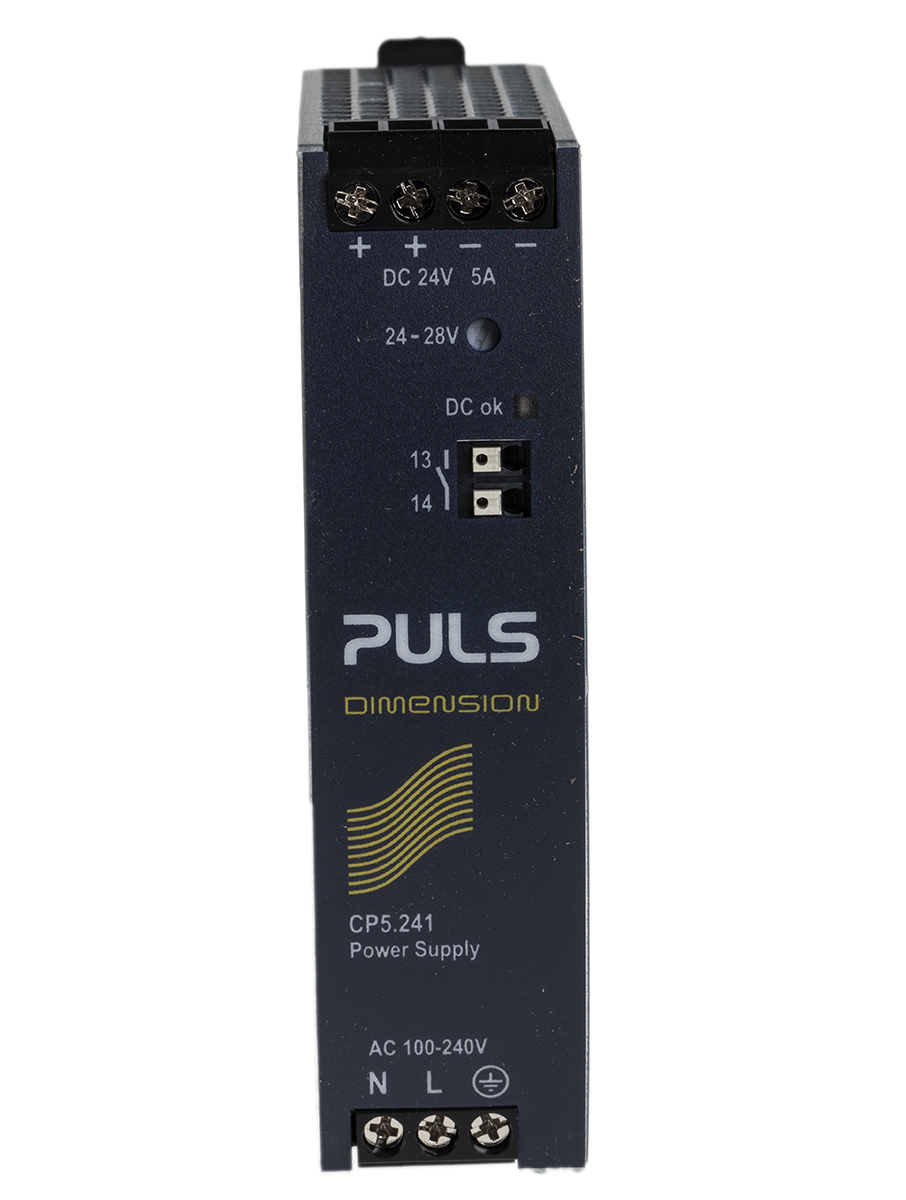 PULS CP DIN Rail Power Supply, 100 → 240V ac ac Input, 24V dc dc Output, 5A Output, 120W