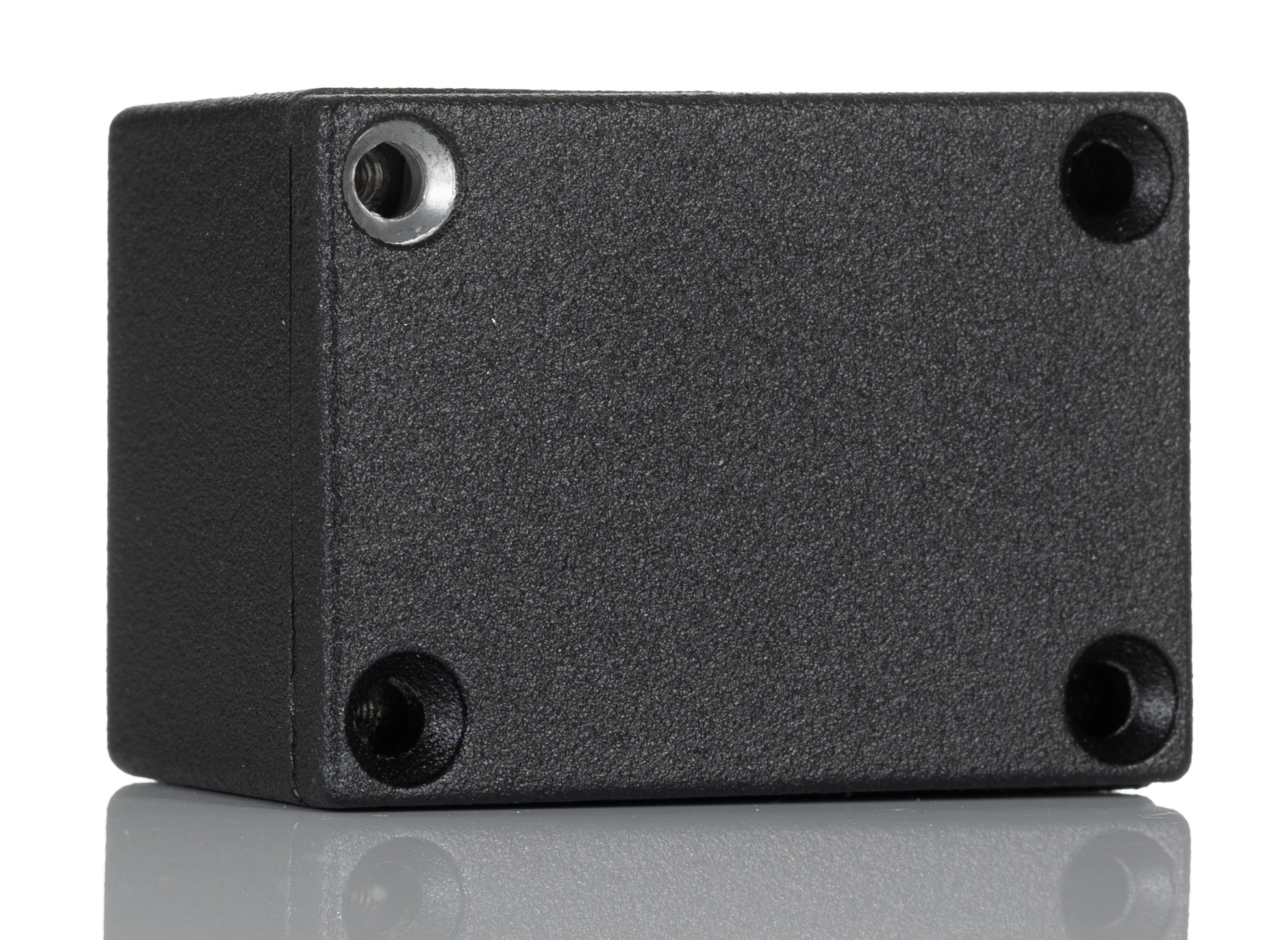 Hammond 1590 Series Black Die Cast Aluminium Enclosure, IP54, Flanged, Black Lid, 53 x 38 x 31mm