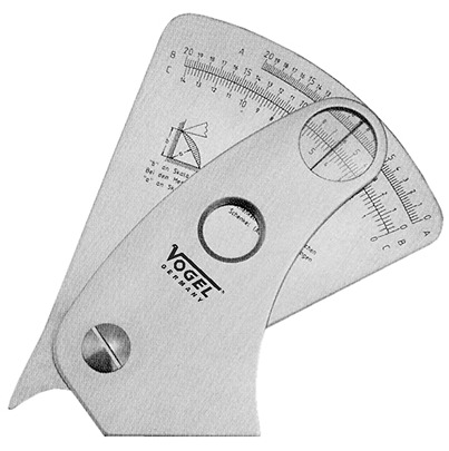 Vogel 474404 Stainless Steel Feeler Gauge 0.1mm, , Single Blade Blades