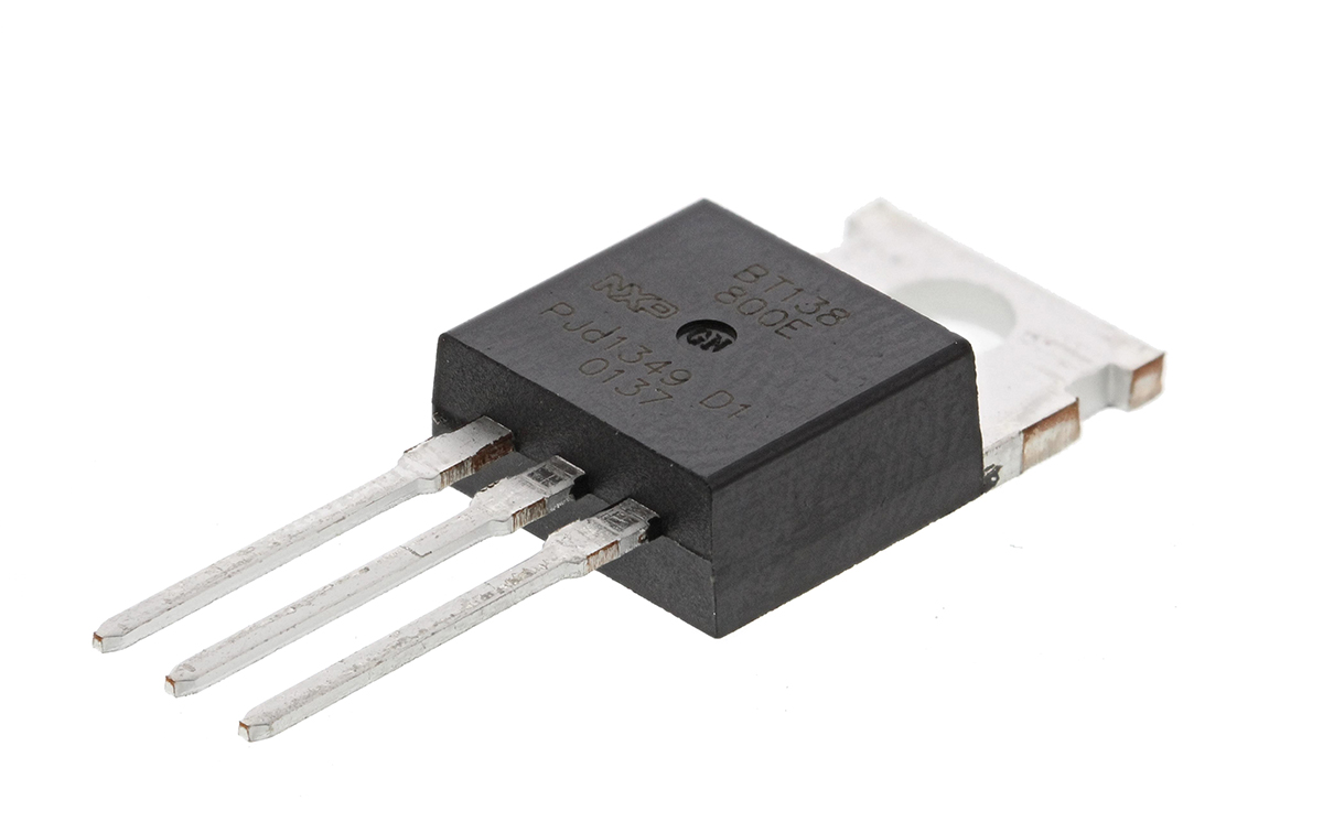 WeEn Semiconductors Co., Ltd Through Hole, 3-pin, TRIAC, 800V, Gate Trigger 1V 800V