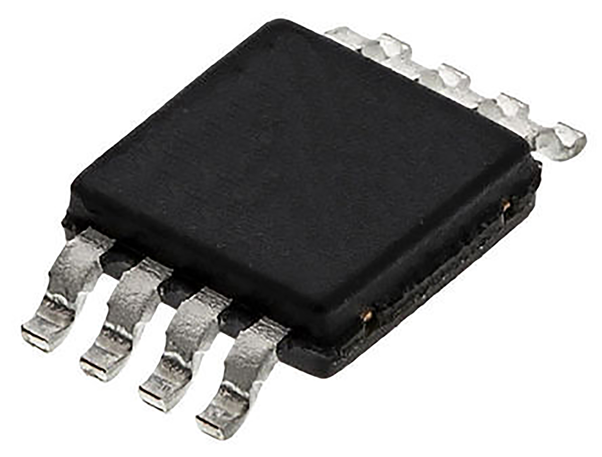 OPA2376AIDGKT Texas Instruments, Operational Amplifier, 5.5 MHz, 8-Pin 5.5 V MSOP