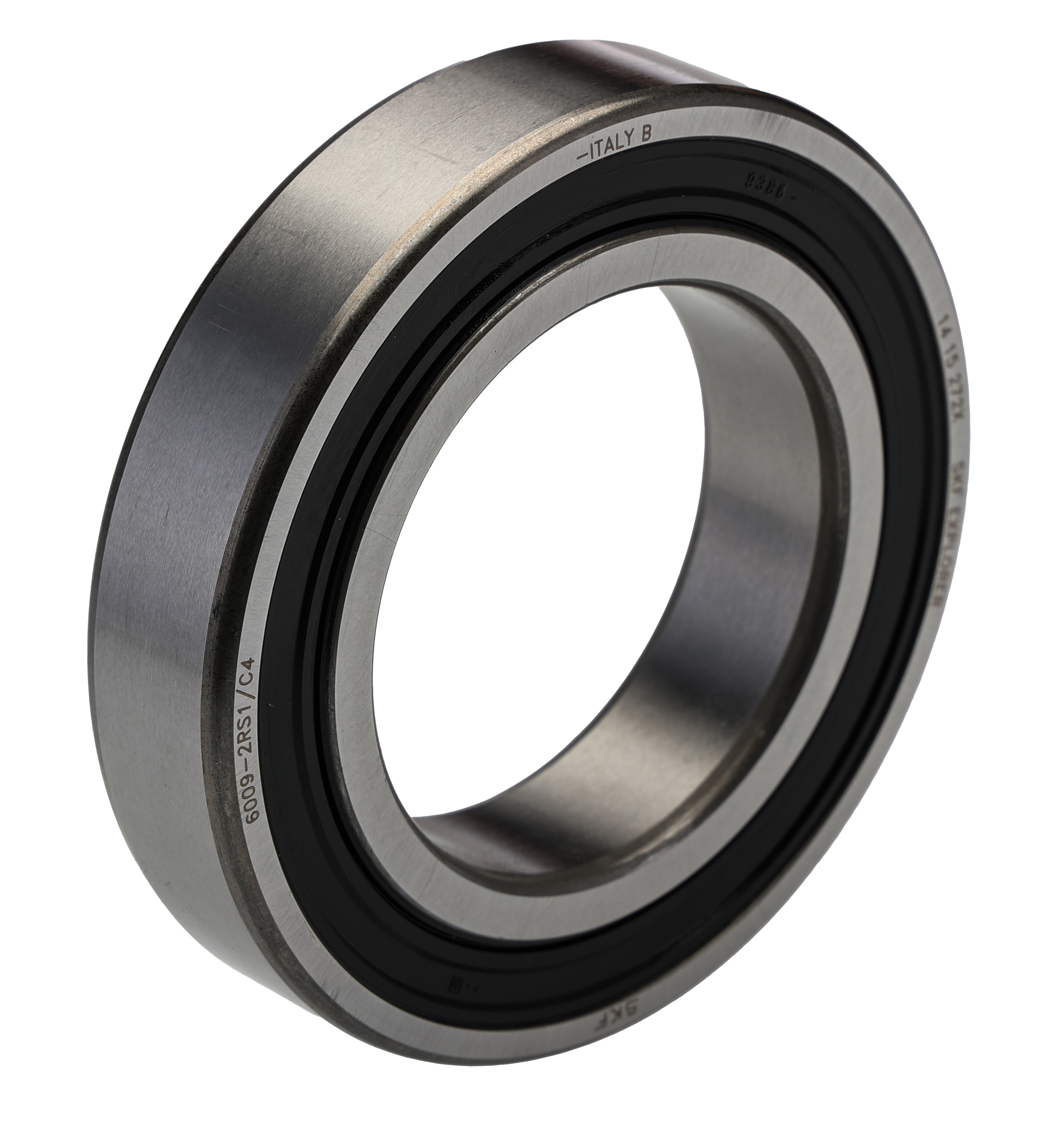 SKF 6009-2RS1/C4 1 Row Deep Groove Ball Bearing - 45 mm ID, 75 mm OD