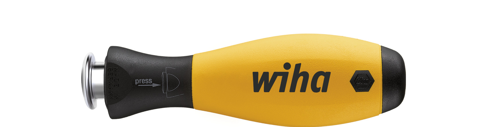 Wiha Screwdriver Handle, 6 mm Tip, 120 mm Overall