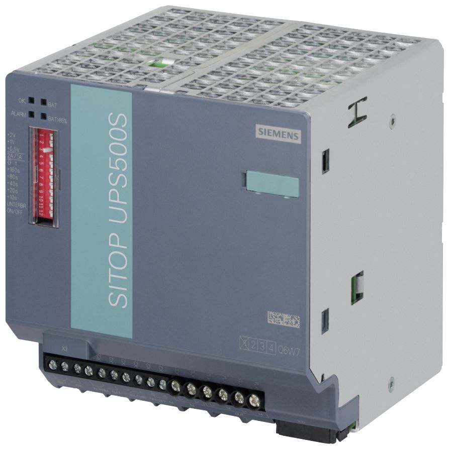 Siemens 24V dc Input DIN Rail Mount Uninterruptible Power Supply (5W), SITOP UPS500S