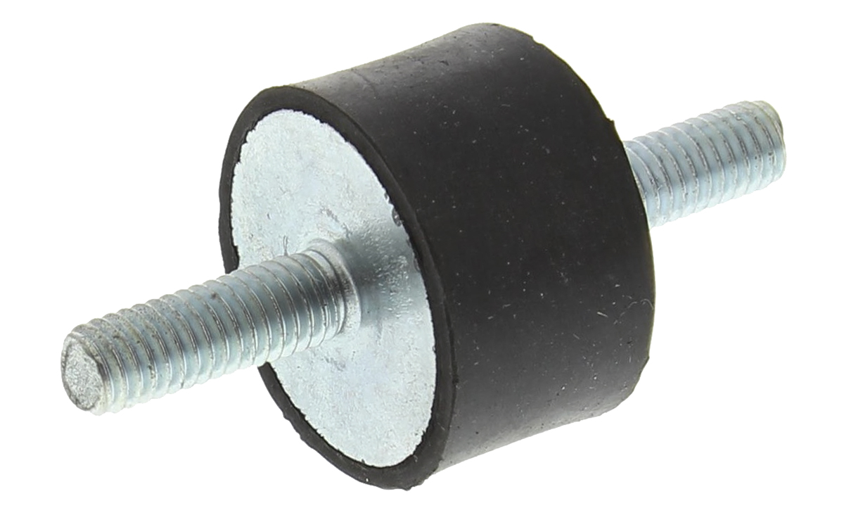 FIBET M6 Anti Vibration Mount, Male to Male Bobbin with 84.9kg Compression Load