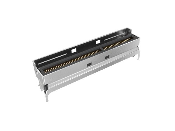 Amphenol Communications Solutions Vertical Edge Connector, 74-Contacts, 0.6mm Pitch