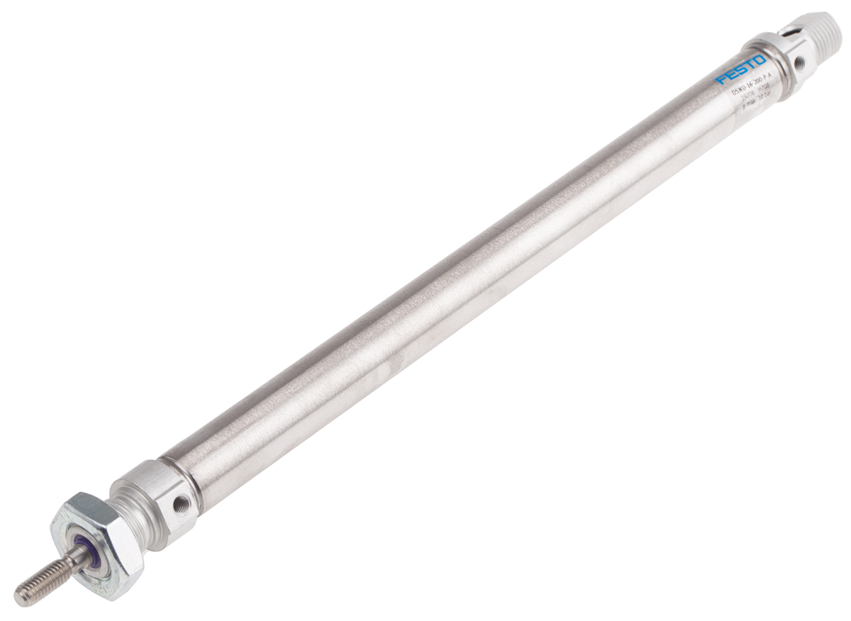 Festo 500 mm Pneumatic Cylinder - 19206 Double Acting Acting