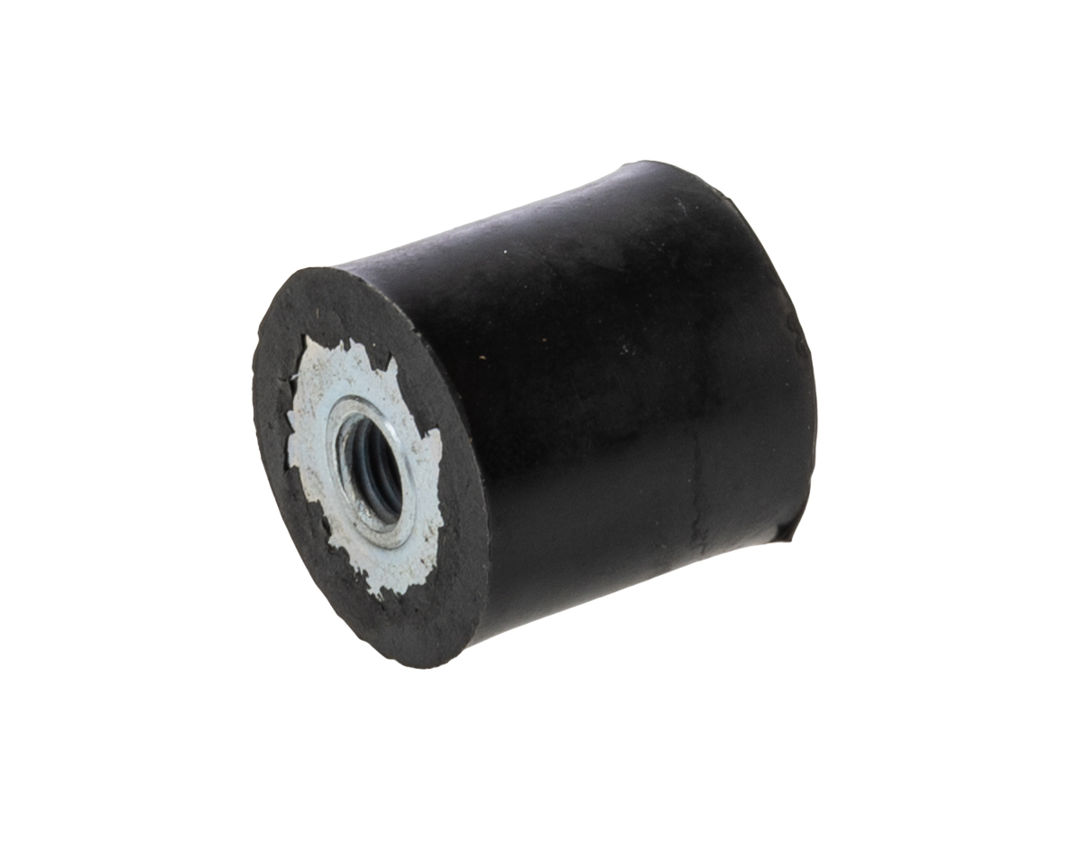 RS PRO Cylindrical M6 Anti Vibration Mount, Female Buffer Foot with 25.3kg Compression Load