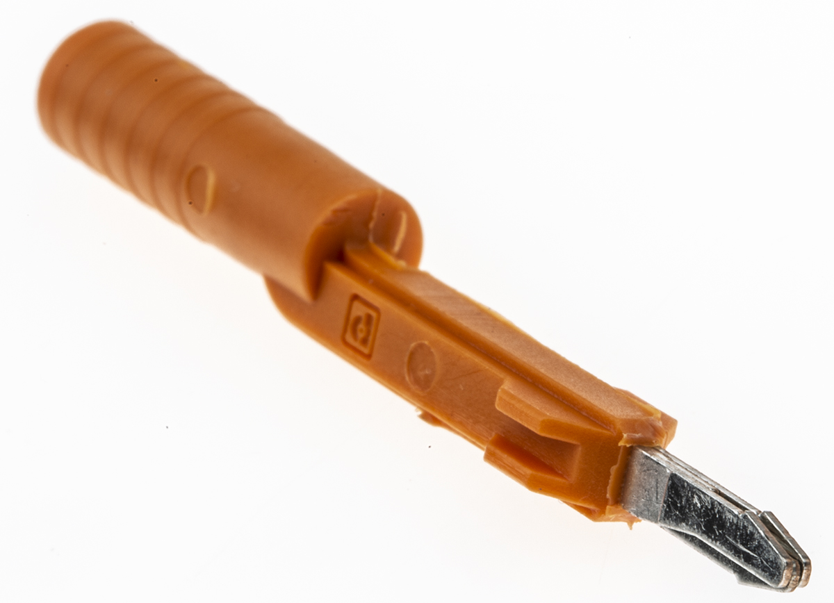 Phoenix Contact Orange, Male Test Connector Adapter