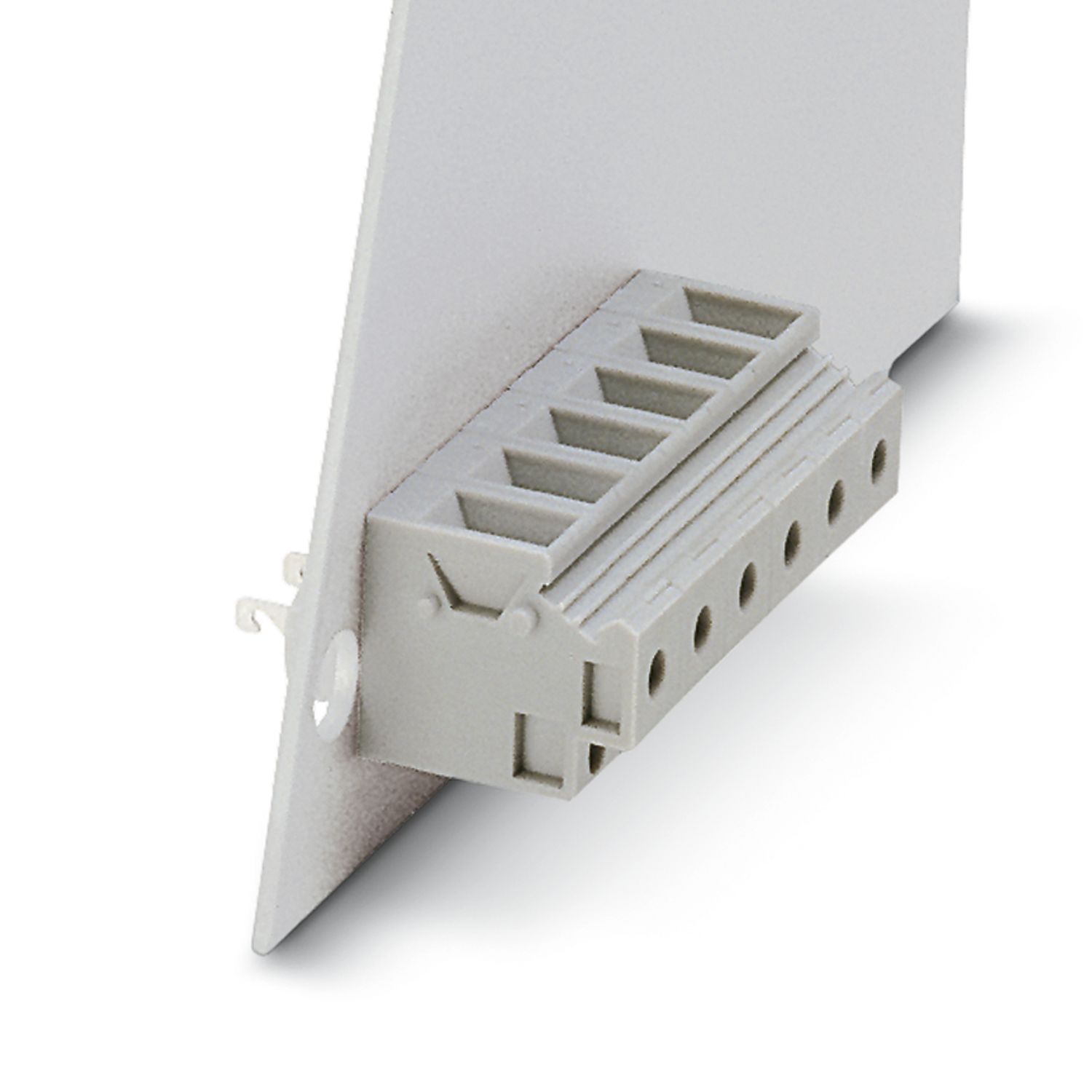 Phoenix Contact DFK 5-9.5 Series Feed Through Terminal Block, 0-Contact, 9.5mm Pitch, Through Hole Mount, 1-Row, Screw