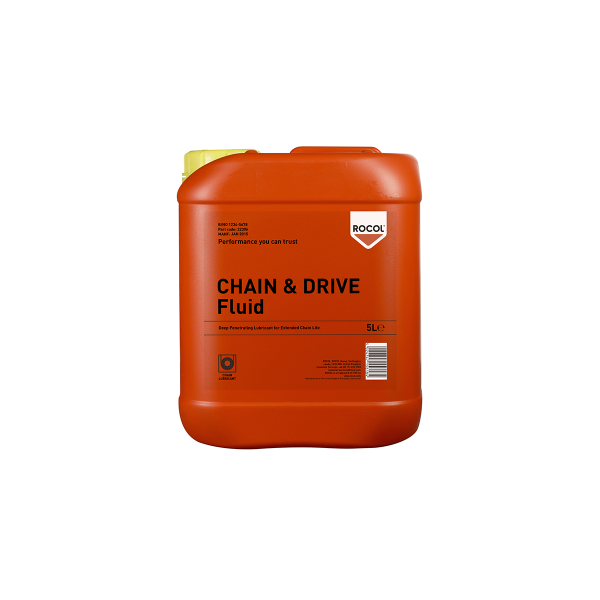 Rocol HD Chain & Drive Oil Lubricant 5 L Pail