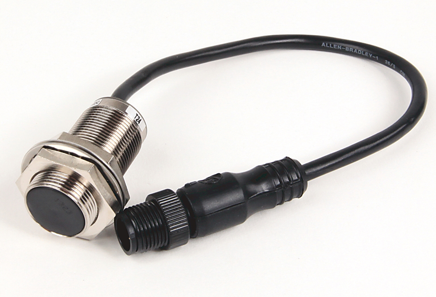 Allen Bradley Inductive Threaded Barrel Proximity Sensor, M12, 4 mm Detection