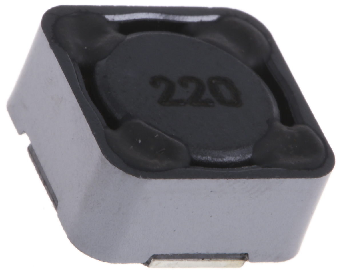 Bourns, SRR1260, 1260 Yes Wirewound Surface Mount Inductor with a Ferrite Core, 22 μH Wirewound ±20 % 4 A Idc Q:29