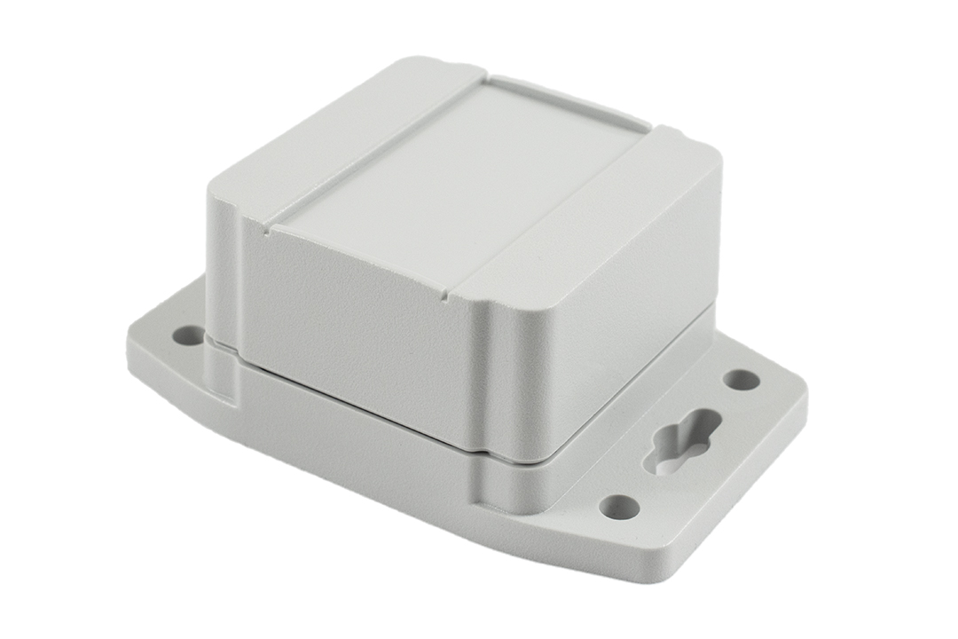 Hammond 1555F Series Polycarbonate Enclosure, IP68, Flanged, 2.56 x 2.56 x 1.67in