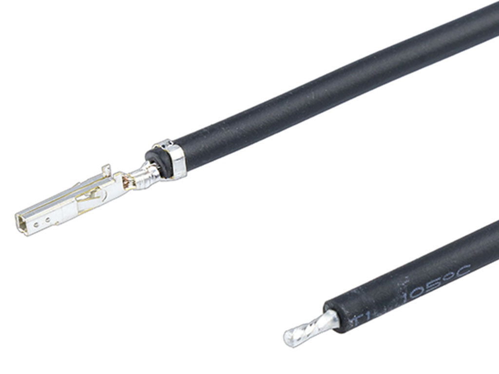 Molex Female Mini-Fit to Female Pigtail Pre-Crimped Lead, 150mm, 18AWG, Black