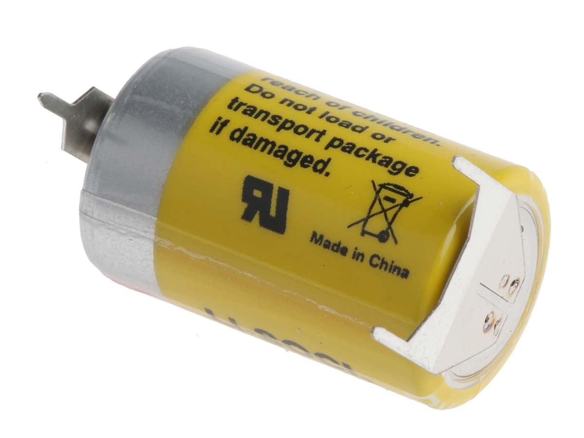 RS PRO Lithium Thionyl Chloride 3.6V, 1/2 AA Battery