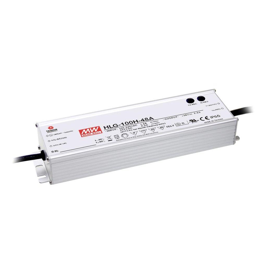 MEAN WELL LED Driver, 42V Output, 100W Output, 2.65A Output, Constant Current / Constant Voltage