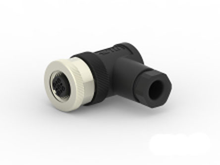 TE Connectivity Circular Connector, 3 Contacts, Cable, M12 Connector, Socket, Female, IP67, T411 Series