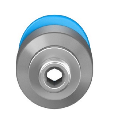 Festo QS Series Straight Threaded Adaptor, M3 Male to Push In 4 mm, Threaded-to-Tube Connection Style, 153314