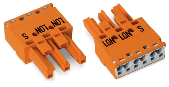 WAGO 770 Series Socket, 3-Pole, Female, Cable Mount, 25A, IP20