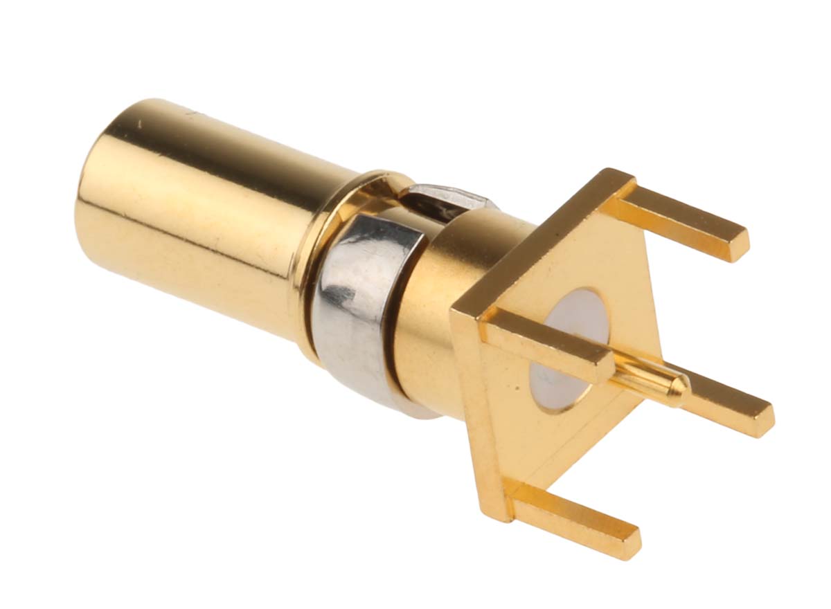 RS PRO , Straight , Male Gold , Copper Alloy , Backplane Connector Contact