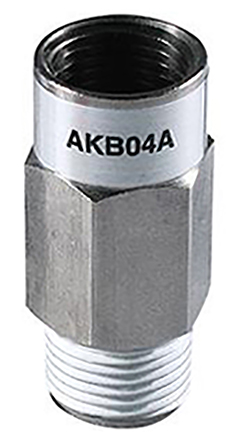 SMC AKB Non Return Valve NPT 1/8 Male Inlet, NPT 1/8 Female Outlet, -100 kPa to 1MPa