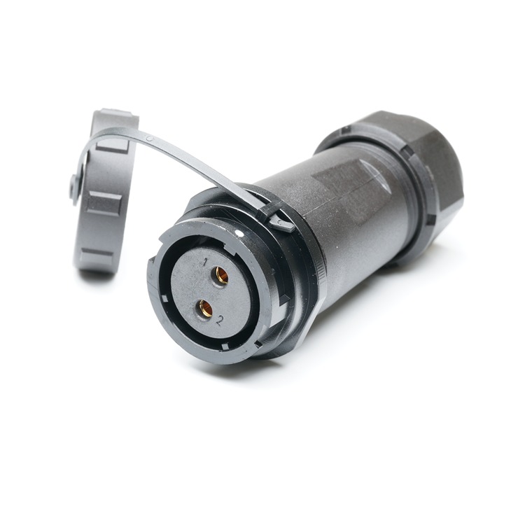 RS PRO Industrial Circular Connector, 2 Contacts, In-Line Cable Mount, SY21 Connector, Socket, Female, IP67, SY21 Series