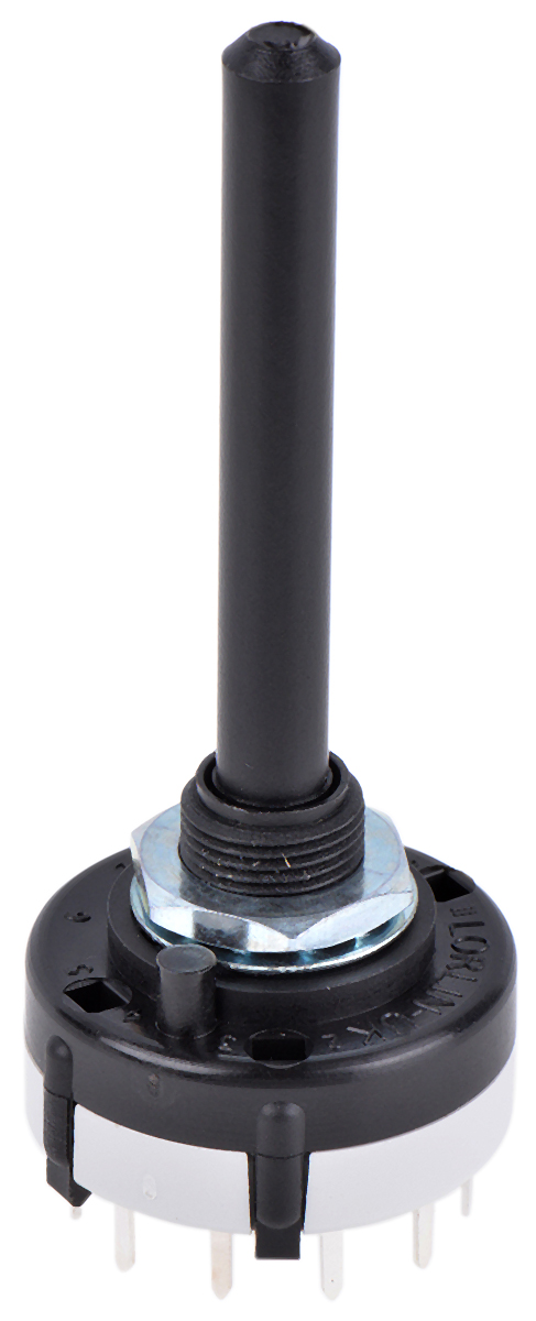 Lorlin, 4 Position 3PST Rotary Switch, 150 mA, Solder