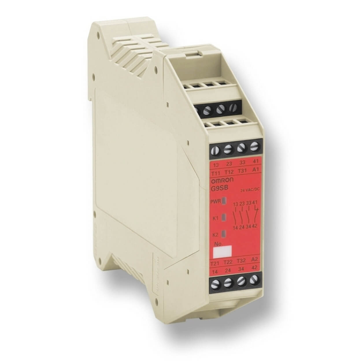 Omron G9SB 1 Auxiliary Contacts Safety Relay 24V ac/dc, Dual-Channel 3 Safety Contacts
